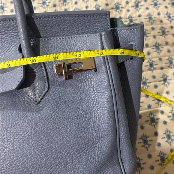 Teddy Blake Buti Cary Elegant Blue Leather Handbag (no longer available online) - Picture 10 of 11